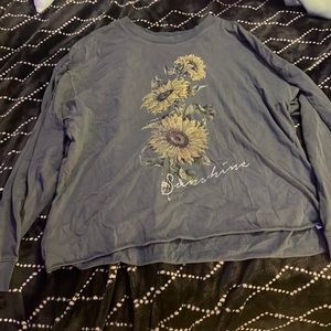 Long sleeve sunflower